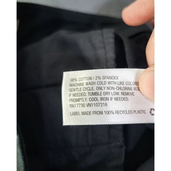 a new day Womens SZ 4 Stretch Black Flat Front Chino Shorts Target - Picture 8 of 8